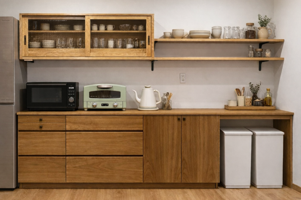 キッチン収納について